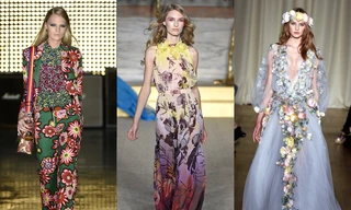 Họa tiết hoa rực rỡ trong xu hướng thời trang 2015