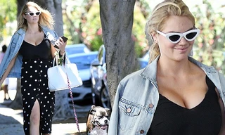 Biểu tượng gợi cảm Mỹ Kate Upton tròn đầy khi mang bầu