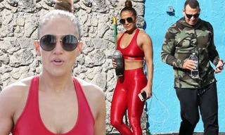 Jennifer Lopez nóng bỏng đi tập gym vào Giáng sinh
