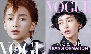 Angelababy tóc tém cực ngầu trên Vogue