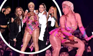 Nicki Minaj diễn sung nảy lửa với đường cong ‘dao kéo’