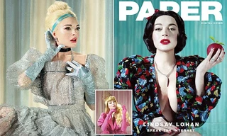 'Cô nàng lắm chiêu' Lindsay Lohan tái xuất gợi tình