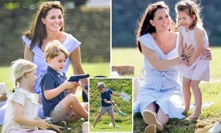 Sau 7 tuần sinh con, Công nương Kate rạng ngời tươi trẻ