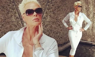 Vợ cũ ‘người hùng cơ bắp’ Sylvester Stallone dáng thon sau sinh ở tuổi U60