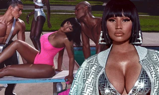 Nicki Minaj thân hình 'đồng hồ cát' kỳ dị hơn cả Kim Kardashian