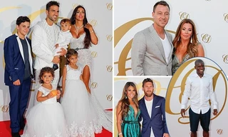 Kante mặc quần soóc dự tiệc cưới Fabregas và mỹ nhân hơn 12 tuổi