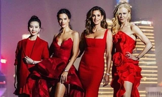 Cindy Crawford, Nicole Kidman, Alessandra Ambrosio đầm đỏ tuyệt sắc