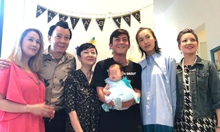 Trần Quán Hy mở tiệc mừng 100 ngày con gái chào đời