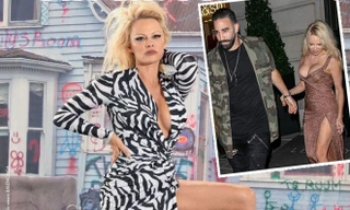 Pamela Anderson trẻ đẹp, mặn nồng bên tình trẻ kém 18 tuổi