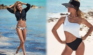 Ngất ngây ngắm vợ ‘Thần sấm Thor’ quyến rũ hút hồn trên biển