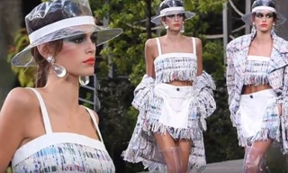 Con gái Cindy Crawford đẹp xuất thần trong show của Chanel