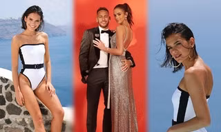 Bạn gái Neymar nóng bỏng ở đảo thiên đường Santorini