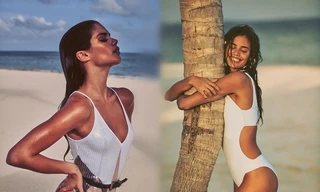 Người đẹp Bồ Đào Nha thả dáng thon nuột nà trên biển