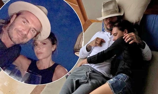 Vợ chồng David Beckham đăng ảnh ôm nhau ngọt ngào mừng Valentine
