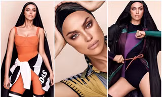 Irina Shayk diện đồ thể thao khoe dáng rực lửa