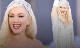 Gwen Stefani lộng lẫy, gợi cảm với đầm siêu ngắn