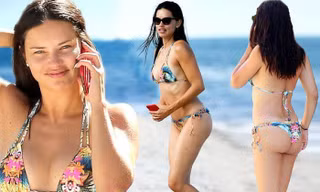Adriana Lima mặt mộc, gần 40 tuổi vẫn căng tràn sức sống