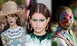 Mũ cói, giày cọc cạch, mặt nạ kỳ dị… bùng nổ sàn diễn Valentino