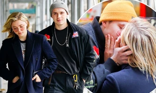 Cậu cả nhà Becks hôn người yêu nồng nàn trên phố New York