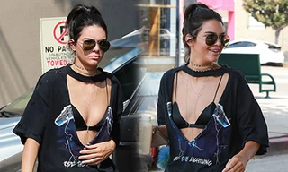 Kendall Jenner phóng khoáng với mốt lộ nội y ra phố