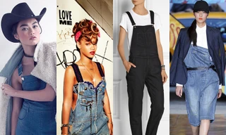 Diện quần yếm năng động, trẻ trung