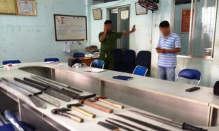 Hàng nghìn băng nhóm tội phạm, có hàng nóng bị Công an TPHCM triệt phá trong năm 2016. Ảnh CA