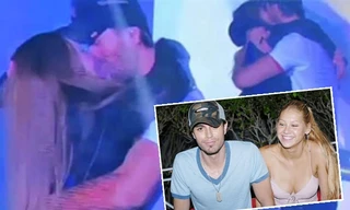 Enrique Iglesias hôn fan nữ sau gần 1 năm Anna Kournikova sinh con