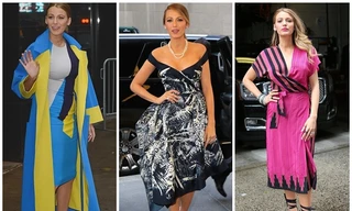 Blake Lively đẹp mọi lúc với 8 trang phục hàng hiệu trong một ngày