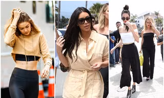 Gigi Hadid và chị em nhà Kim Kardashian nổi bật xuống phố