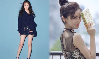 Dương Mịch váy ngắn chân thon đọ sắc Angelababy yêu kiều