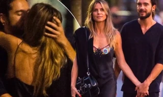 Siêu mẫu Đức Heidi Klum đắm đuối bồ trẻ kém 16 tuổi trên phố 