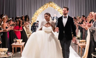 ‘Nữ hoàng quần vợt’ Serena Williams lộng lẫy trong đám cưới cổ tích