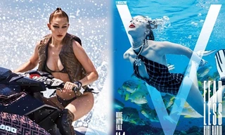 Gigi Hadid hóa thân thành Bond girl bốc lửa quyến rũ