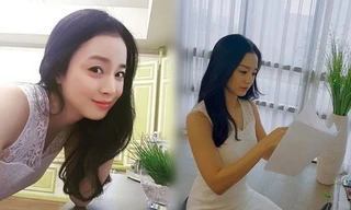 Kim Tae Hee đẹp không tì vết sau gần 1 năm sinh con