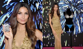 Lily Aldridge mặc đầm xuyên thấu 'khoe' nội y triệu USD