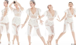 Diện bodysuit xuyên thấu, ‘cô nàng nổi loạn’ Miley Cyrus gợi cảm bất ngờ