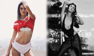 Alessandra Ambrosio mặc táo bạo cổ vũ World Cup 2018