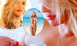 Thiên thần nội y Nam Phi Candice Swanepoel sinh con trai thứ 2