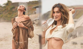 Bella Hadid eo thon gợi tình đầy quyến rũ trên biển