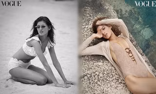 Nàng mẫu Nga cao 1m79 dáng vóc tuyệt đẹp với áo tắm