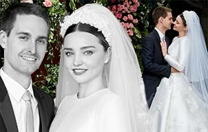 Ảnh cưới tuyệt đẹp của Miranda Kerr và tỉ phú kém 7 tuổi
