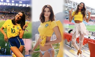 Những thiên thần nội y nào có mặt trên khán đài cổ vũ Brazil?