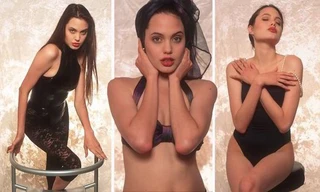 Angelina Jolie gợi cảm căng đầy sức sống trong ảnh áo tắm năm 16 tuổi
