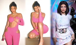 Em út tỉ phú nhà Kardashian mặc bó sát tôn đường cong 'đồng hồ cát'