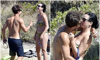 'Cướp biển' Orlando Bloom và bạn gái Katy Perry mặn nồng trên biển