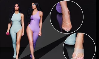 Dân mạng cười lăn với ảnh Kim Kardashian photoshop quá đà 6 ngón chân