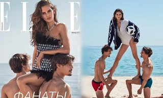 Người đẹp Izabel Goulart nóng bỏng bên dàn mỹ nam đón World Cup 2018