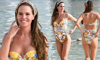 Mỹ nhân Anh quốc Danielle Lloyd nóng bỏng ở biển Dubai