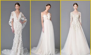 Lung linh váy cưới cổ tích của Marchesa