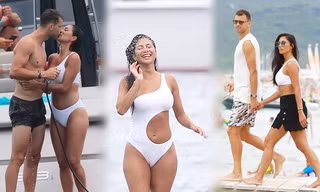 Nicole Scherzinger mặc áo tắm táo bạo, nồng nàn tình trẻ kém 13 tuổi